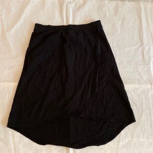 Eddie Bauer Womens Black High Low Skirt Size XS